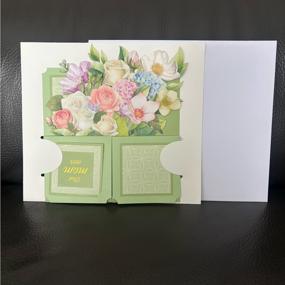 Floral Best Mom Ever Pop Up Card - Picture 3 of 7